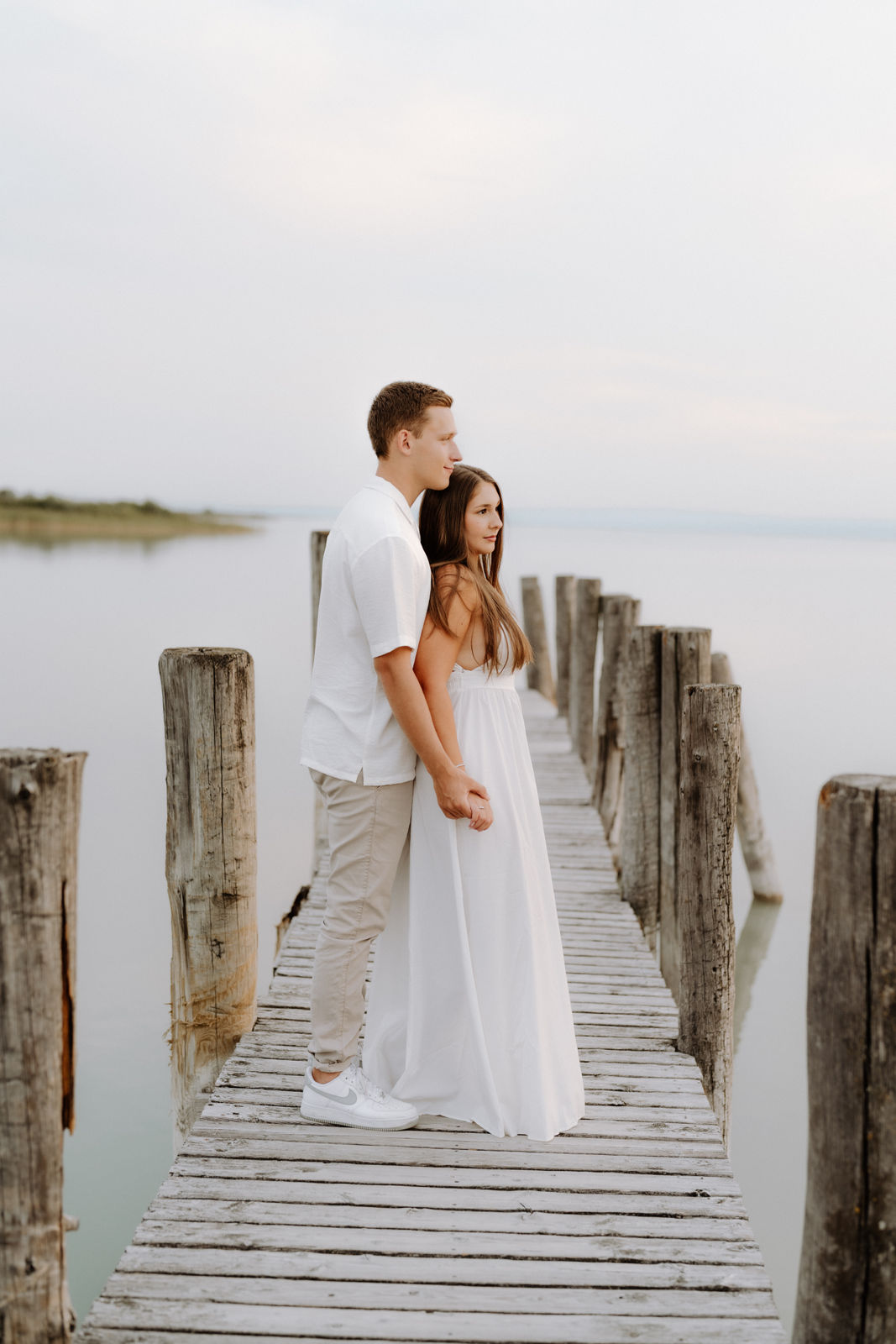 Shooting am Steg mit Chantal und Alexander